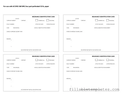 Official Acord 50 WM Template in PDF